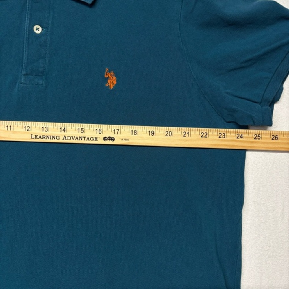 U.S. Polo Assn. Performance Pique Polo Shirt Men's XL Blue - Picture 5 of 9